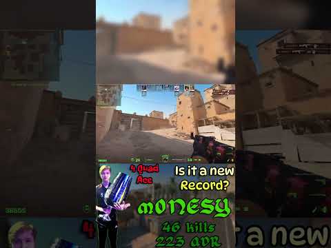 ACE 🔥 FaceIT Record 🔥46 Kills 🔥m0nesy vs Stewie2k 🔥