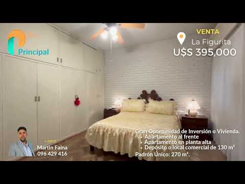 Se Vende. Gran Oportunidad de Inversión o Vivienda en Barrio La Figurita Padrón Único: 270 m²