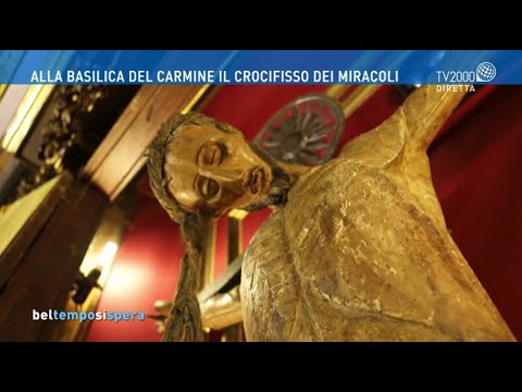 Napoli, il crocifisso dei miracoli alla Basilica del Carmine