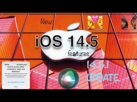 iOS 14.5 New features & 14.5.1 security fix update.