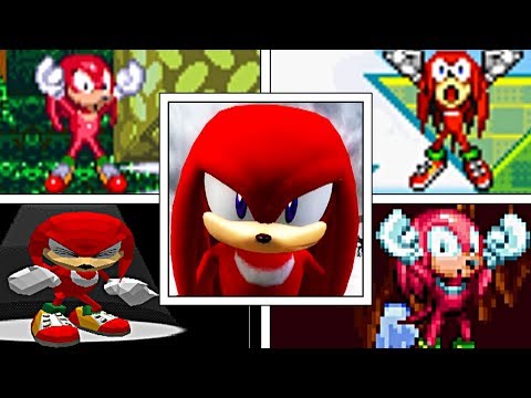 EVOLUTION OF KNUCKLES THE ECHIDNA DEATHS & GAME OVER SCREENS (1994-2018)