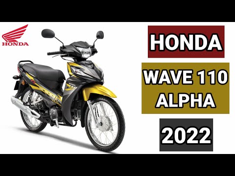 HONDA WAVE 110 ALPHA 2022 PRICE TECHNICAL DESIGN AND COLORS