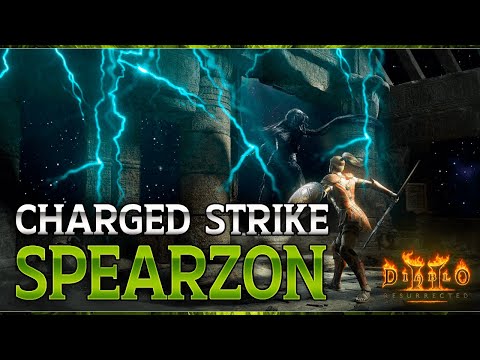 The CHARGED STRIKE SPEARZON - Lightning strike gets used finally - Diablo 2 Resurrected