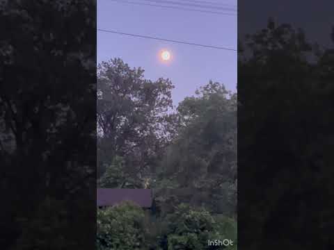 Mi Luna de Día a casi las 10 :00 pm 🥰🇨🇦