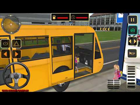 City High School Bus 2018 Driving Simulator #2 - Bus Picking Kids From School Android GamePlay FHD