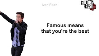 Big Time Rush - Famous (Lyrics Official)