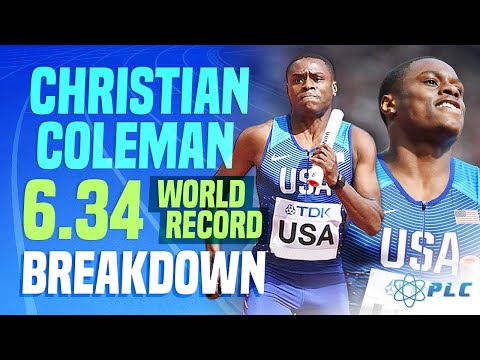 Christian Coleman World Record 6.34 60M Breakdown: Analysis Of Christian Coleman Sprint Mechanics