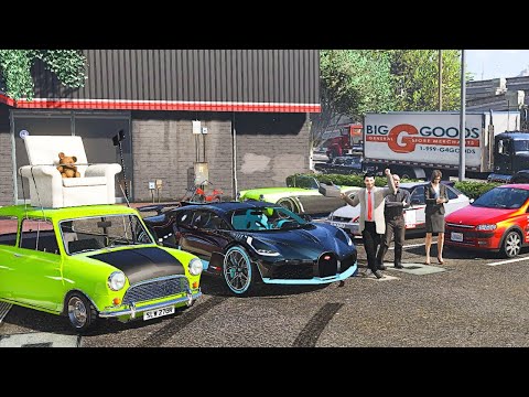 Mr Bean Buying Bugatti Divo | GTA V Machinima Production