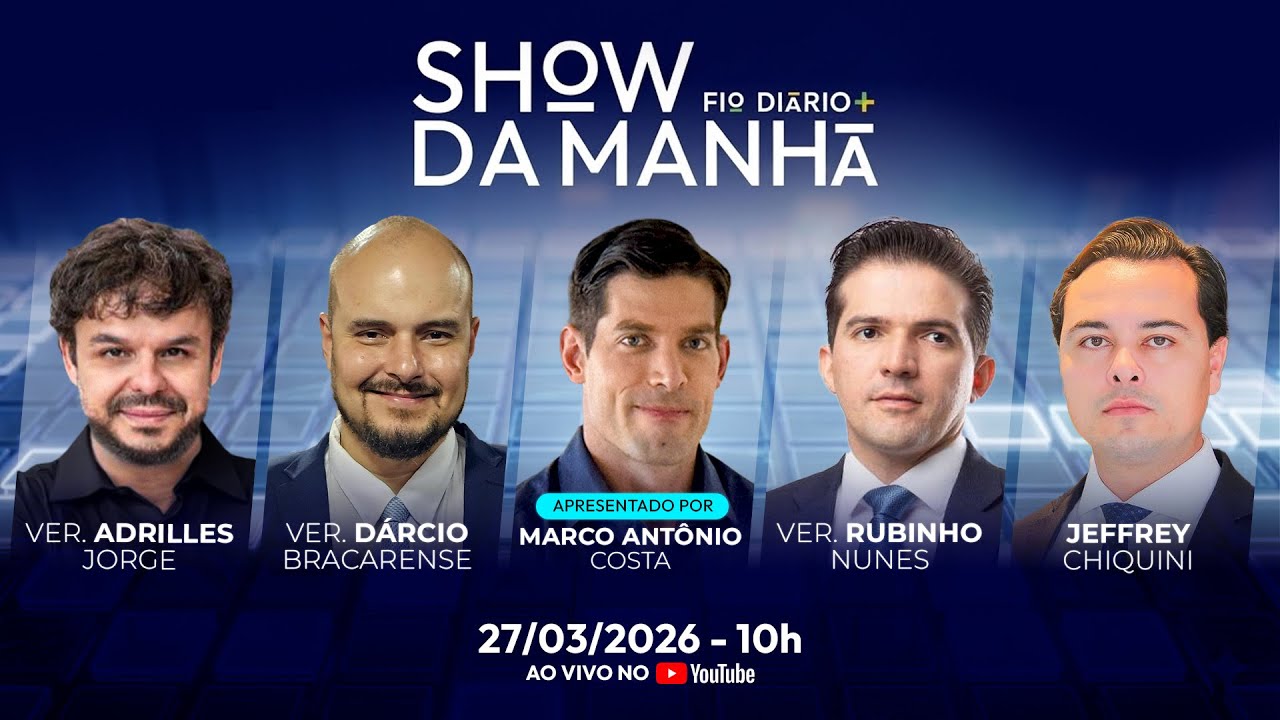 SHOW DA MANHÃ-  URGENTE: STF AFUNDA CPMI DO INSS COM VOTOS DE MINISTROS SUSPEITOS - 27/03/2026