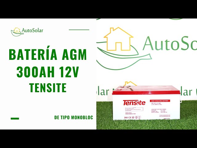 Batería AGM 12V 300Ah Tensite