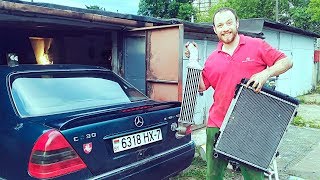 БОЕЦ 🔥 или ДОХЛАЯ лошадь 🐴? МЕРСЕДЕС w202 Спустя 25 лет! Чистим интеркулер AutoDogTV #34