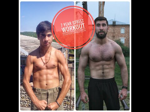 7 Year Street Workout & Calisthenics Transformation / Body Transformation 2013-2020