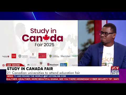 Study in Canada Fair: Fair shuttle for 21st September at Accra City Hotel at 9am.