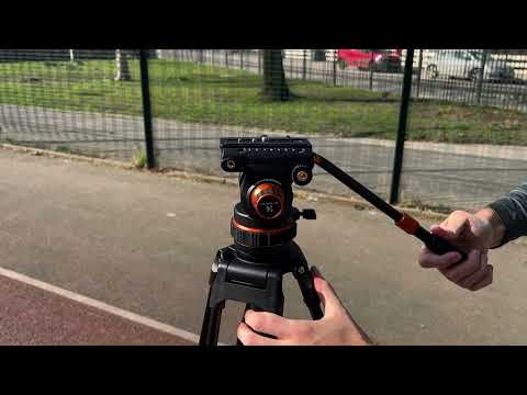 K&F Concept VA3 Heavy-Duty Aluminum Tripod with BV20 Fluid Head video