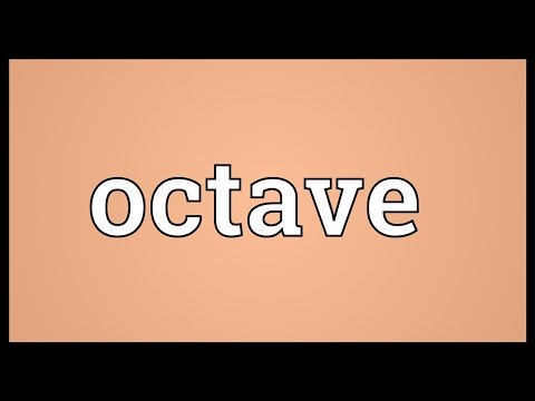 Octave Meaning