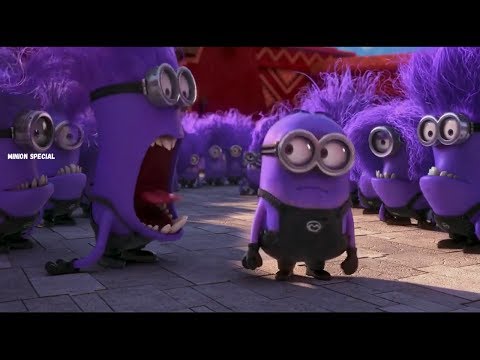 , title : 'The Purple Minion Attacks scene - Despicable Me 2 ( 2013 )'