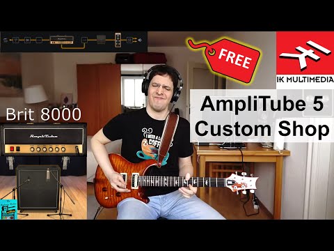 AmpliTube 5 Custom Shop FREE Version - Demo & Review