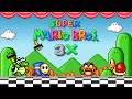 Super Mario Bros 3X 2014 SNES Playthrough Bonus World TAS