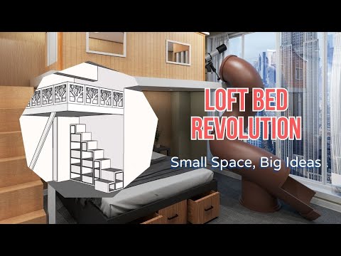 Reimagining Small Spaces: Animated Loft Bed Designs by Zen Carpentry