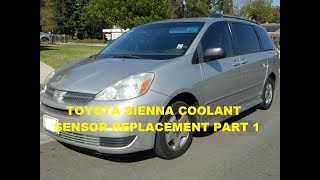 Toyota Sienna 3.3L V6 Coolant Sensor Replacement Part 1