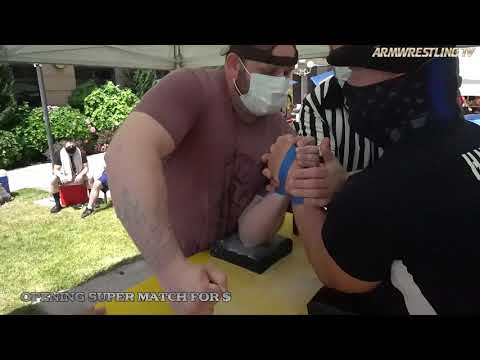 Sean Hancock Armwrestling Supermatch in Atlantic City LH.