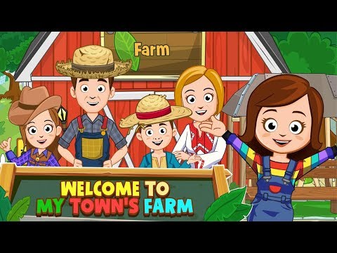 My Town Farm - iPad app demo for kids - Ellie - YouTube