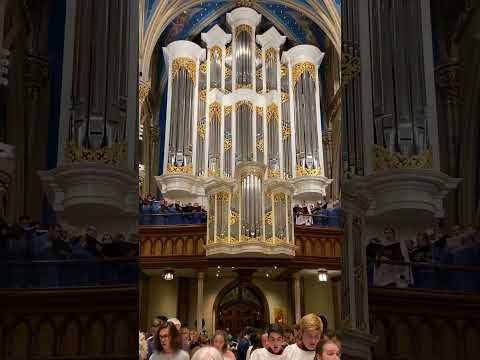 hallelujah chorus - notre dame liturgical choir