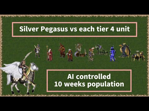 Silver Pegasus - challenger for best level 4 unit in Heroes 3 ??