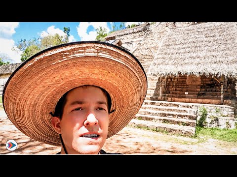 Exploring & Climbing Ancient Mayan Ruins (Ek Balam)