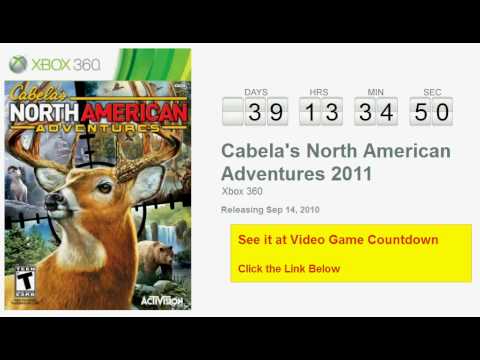 cabela's north american adventures 2011 xbox 360
