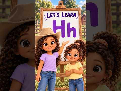 Authentic YouTube thumbnail for Letter H learning