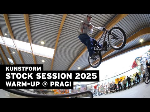 KUNSTFORM STOCK SESSION – WARM UP @ SKATEPARK PRAGFRIEDHOF #bmx