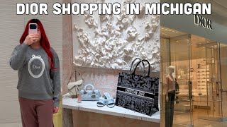 Dior Shopping In Michigan🛍️ Somerset Collection Mall Troy Michigan