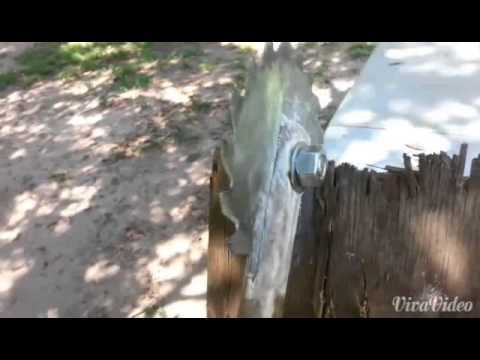 Homemade Zombie Throwing Saw Blade Hatchet