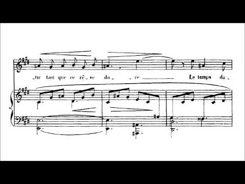 Gabriel Fauré – Au bord de l’eau, Op. 8/1 (1871?) [Score]
