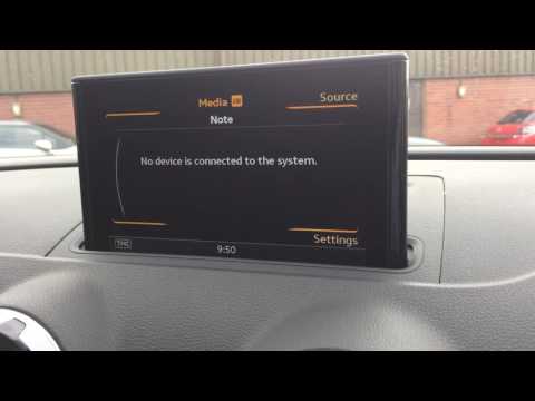 Audi A3 Saloon - Audi Entertainment System ICE