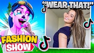 I LET FAMOUS TIKTOKERS CHOOSE MY FASHION SHOW OUTFITS..