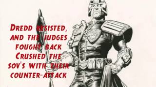 Anthrax- I am the law (Lyrics) comic music video