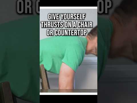 The proper way to do the Heimlich maneuver (to save a life) #heimlich #doctor