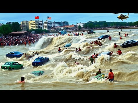 GIANT TSUNAMI 2025: Skyscrapers Crushed, Nations Submerged, Total Chaos Begins | Short Film