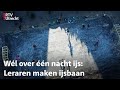 Ze hebben de hele nacht doorgewerkt zodat er geschaatst kon worden | RTV Utrecht