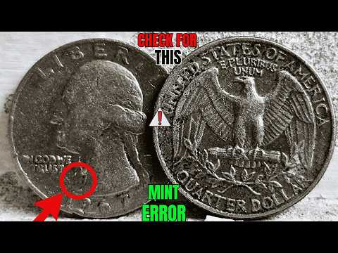 1965 Washington Quarter No Mint Mark Letter Error Rare US Coin Worth 12 Million Dollars