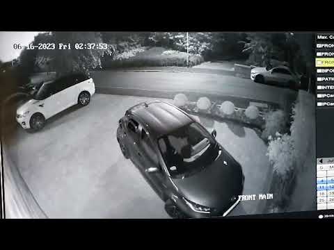 Range Rover theft caught on CCTV, Stolen in under 2 minutes later recovered