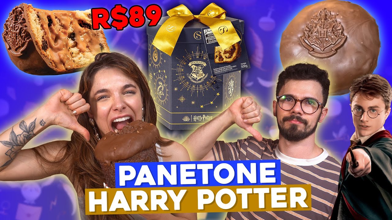 PROVAMOS o PANETONE do HARRY POTTER - O QUE É ISSO CACAU SHOW?