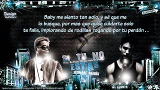 Juno Ft. Pipe Calderon - "Si Tu No Estas" con Letra ★Reggaeton romántico 2011★