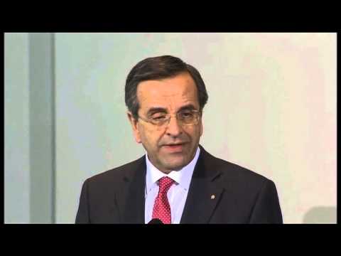 TAKIMI MERKEL-SAMARAS NE BERLIN