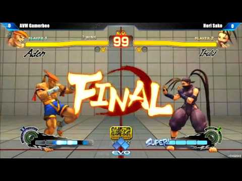 EVO 2013 - AVM GamerBee (Adon) vs Hori Sako (Ibuki) - SSF4 AE