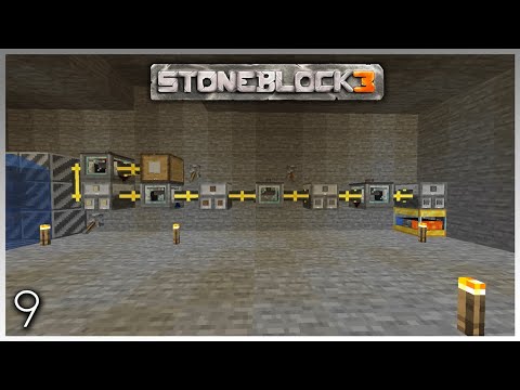 FTB Stoneblock 3 Let's Play EP9 - Cobbletone Work's