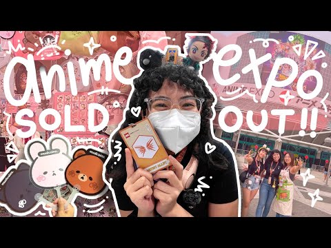 Anime Expo SOLD me OUT 🫣 $$$!! (The BIGGEST US Anime Con) | Artist Alley Vlog | Mualcaina