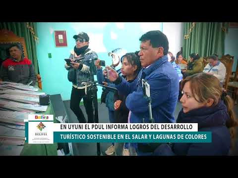 EL PDUL SOCIALIZA LOS AVANCES Y LOGROS DEL DESTINO SALAR DE UYUNI Y LAGUNAS DE COLORES